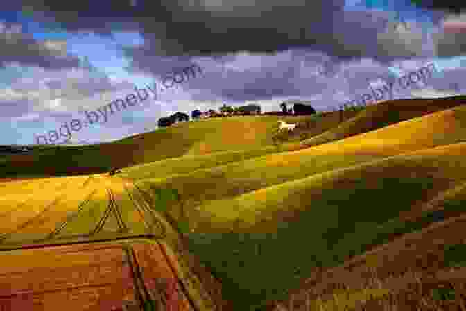 A Breathtaking Landscape Photograph Showcasing The Dramatic Play Of Light And Shadow During The Golden Hour. Pure Watercolour Painting: Classic Techniques For Creating Radiant Landscapes