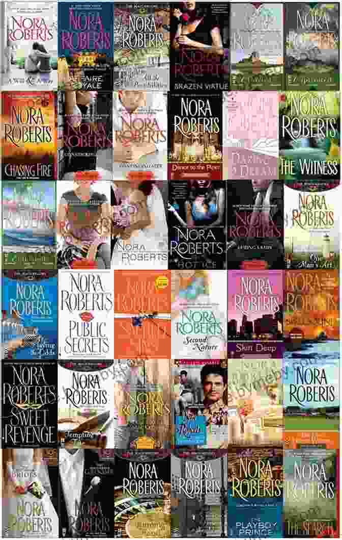 A Collage Of Nora Roberts' Famous Book Covers, Showcasing Her Diverse Literary Genres Tribute Nora Roberts