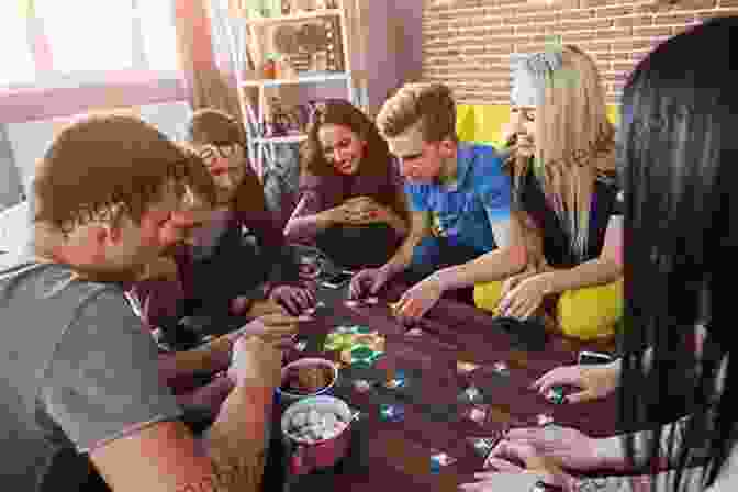 A Man Sitting At A Table Playing A Role Playing Game With Friends. Role Playing Robert L Beir