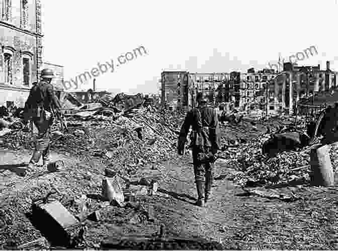 A Photograph Of The Battle Of Stalingrad Showing Fierce Fighting In The Ruins Of The City. World War II: 1939 1945 (See American History)