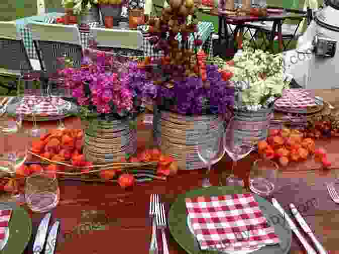 A Rustic Wooden Table Set With A Traditional Italian Meal In A Vineyard Setting French Country Cooking: Meals And Moments From A Village In The Vineyards: A Cookbook