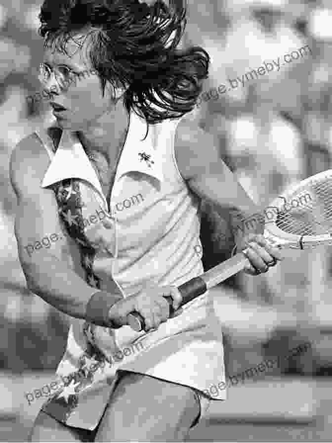 Billie Jean King Playing Tennis Billie Jean King: American Tennis Champion