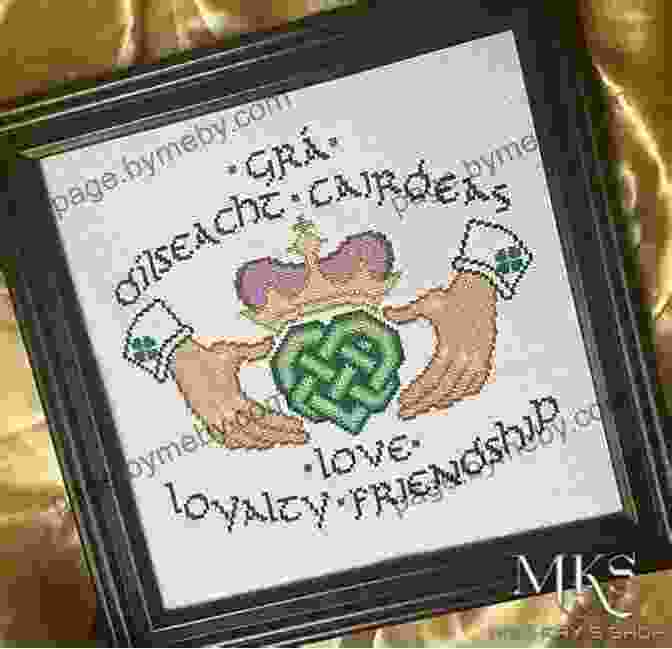 Claddagh Cross Stitch Patterns Claddagh Cross Stitch Pattern Mother Bee Designs