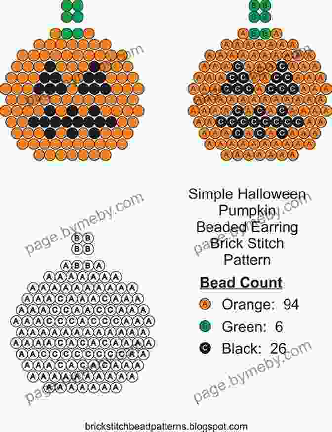 Halloween Collection Brick Stitch Seed Bead Patterns Book Cover Halloween Collection Brick Stitch Seed Bead Patterns: 24 Projects: Pumpkins Ghosts Vampires Black Cats Bat Sculls Castle Dracula Owls Clown Zombie Gift For Needlewomen