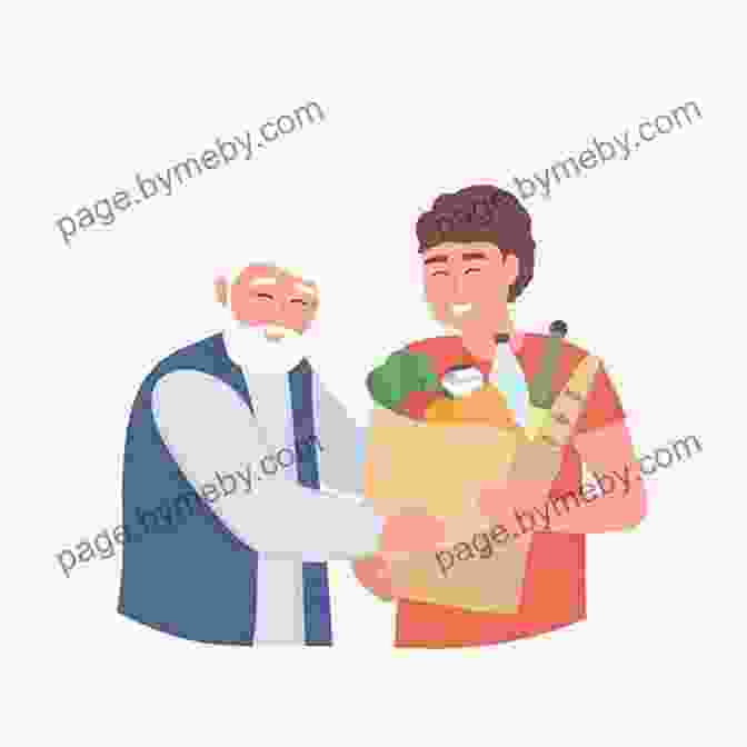 Illustration Of A Child Helping An Elderly Neighbor With Groceries. ABCs Of Kindness (Books Of Kindness)