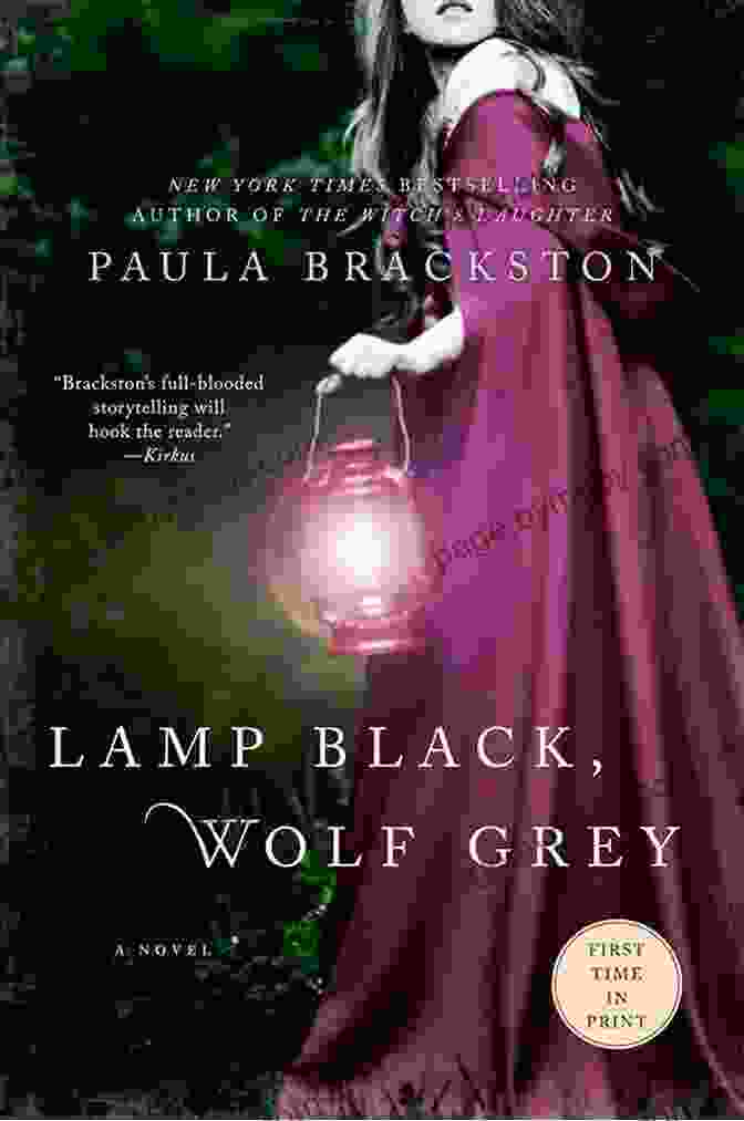 Lamp Black Wolf Grey Novel Cover | A Haunting Image Of A Wolf's Silhouette Against A Stark, Moonlit Sky. Lamp Black Wolf Grey: A Novel