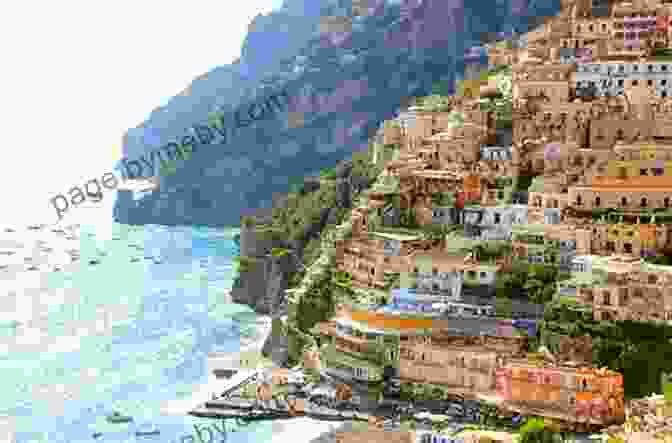 Scenic View Of The Amalfi Coast With Colorful Buildings Perched On Steep Cliffs Overlooking The Mediterranean Sea Blue Guide Southern Italy: Southern Italy With Naples Pompeii Herculaneum Vesuvius The Amalfi Coast (Sorrento Positano Ravello) Capri Ischia Paestum Capua Caserta Calabria Abruz