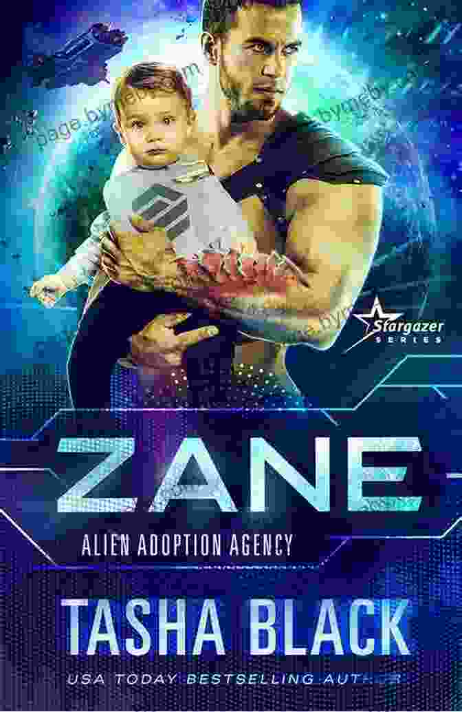 Zane Alien Adoption Agency Book Cover, Featuring A Human And Alien Holding Hands Zane: Alien Adoption Agency #4 Tasha Black