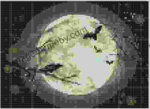 Halloween Moon Cross Stitch Pattern